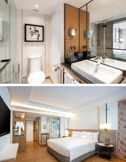 睡到自然醒→尚泰購物中心(推薦巨型充氣主題兒童樂園)→入住五星飯店(泳池戲水、兒童俱樂部、空中酒吧Chill一下)→平河河畔餐廳→Big C伴手禮購買